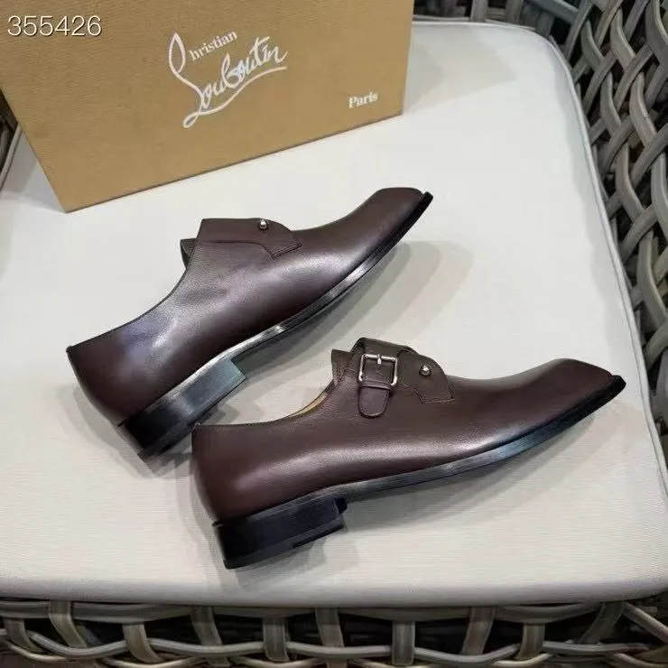 p920💰Men's shoes Christia*.Lobouti*🆑High-end men's business formal leather shoes | Classic red sole shoes | Original imported first-layer cowhide | Iconic rivet decoration | Water-dyed cowhide lining | Italian imported red cowhide outsole | High-end luxury | Perfect interpretation of fashion, sunshine, style, suitable for various occasions Size: 39-44 (customized at 38.45.46)